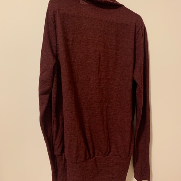 Burgundy Cozy Sweater for Women - Picture 3 of 3